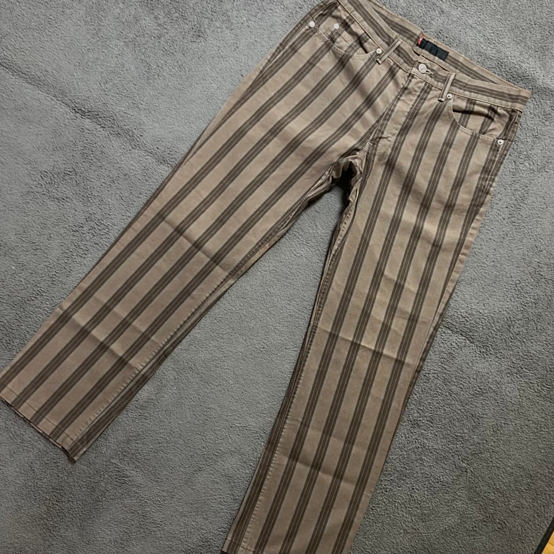 리바이스 스트라이프 브라운 코튼팬츠 SIZE 32 상품이미지2