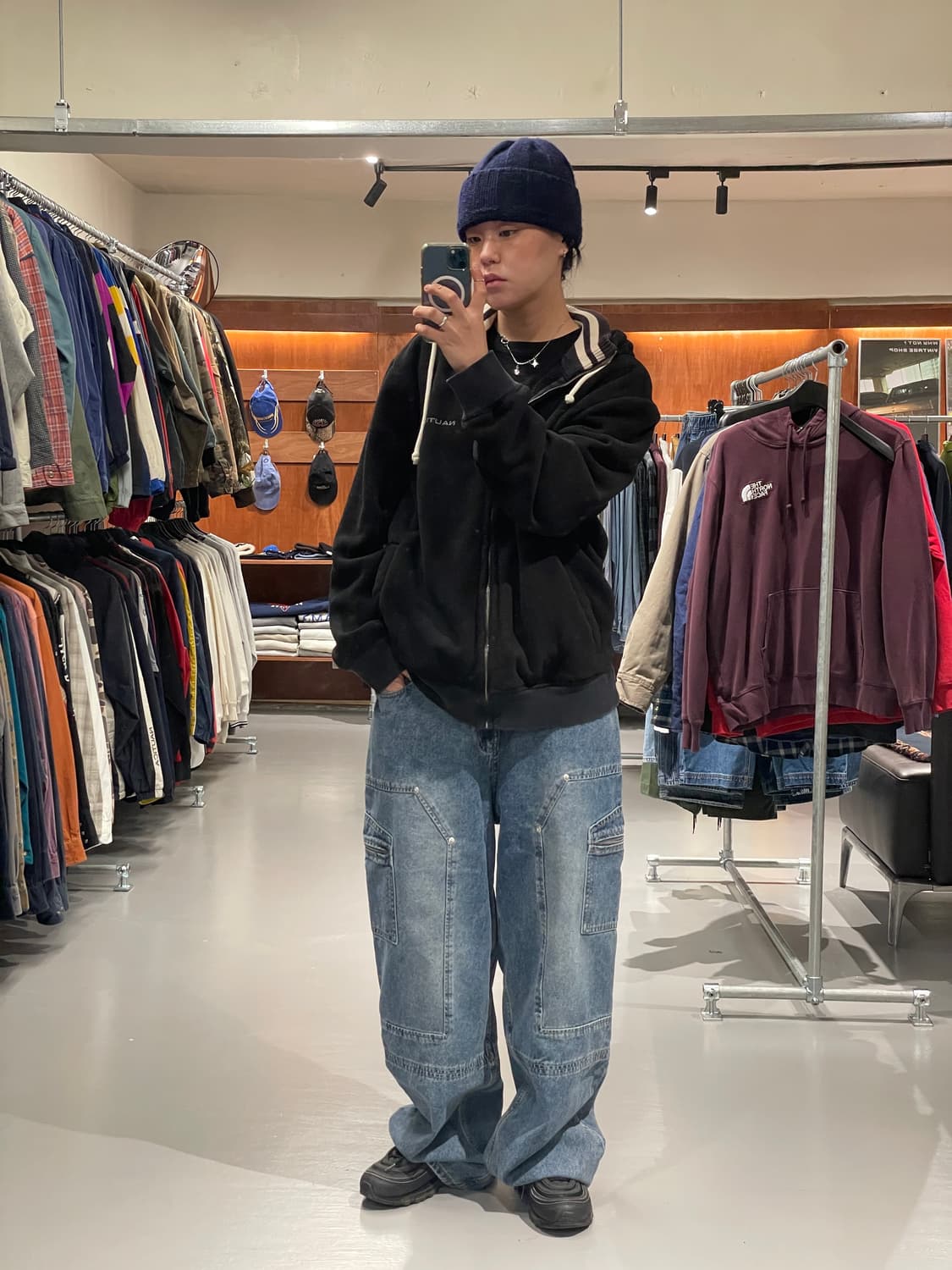 노티카 플리스 후드 집업 상품이미지6