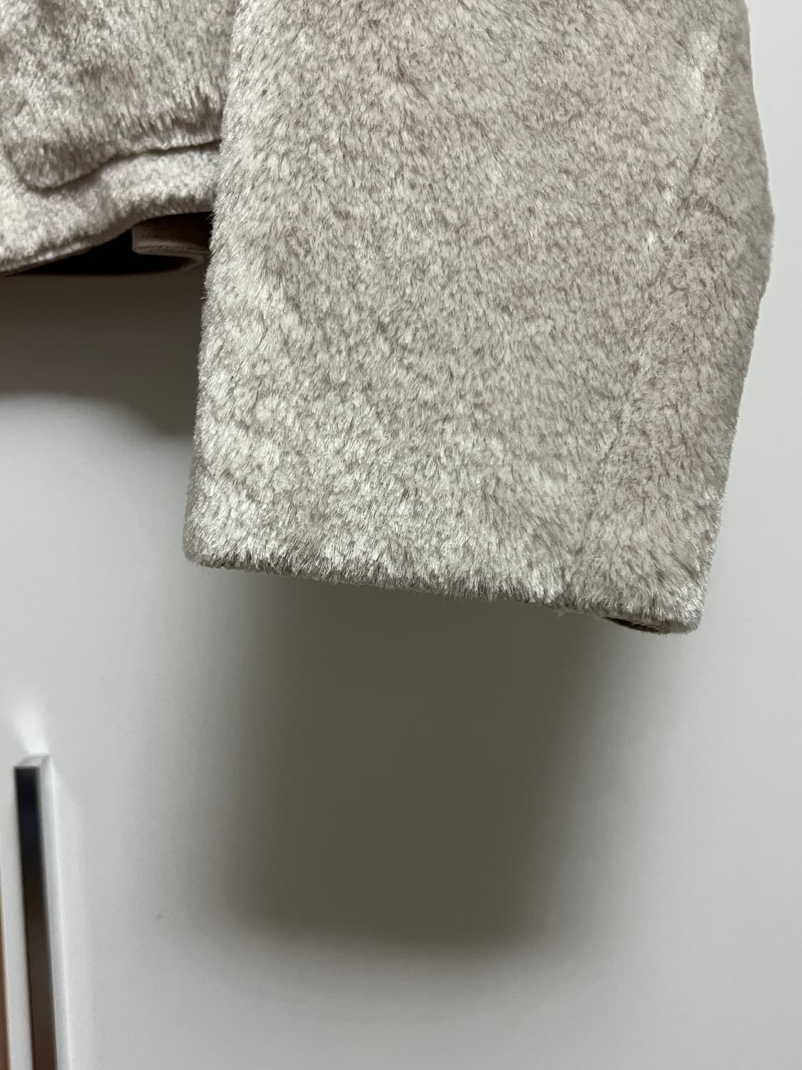 구호 플러스 베이지 크롭 퍼자켓 상품이미지5