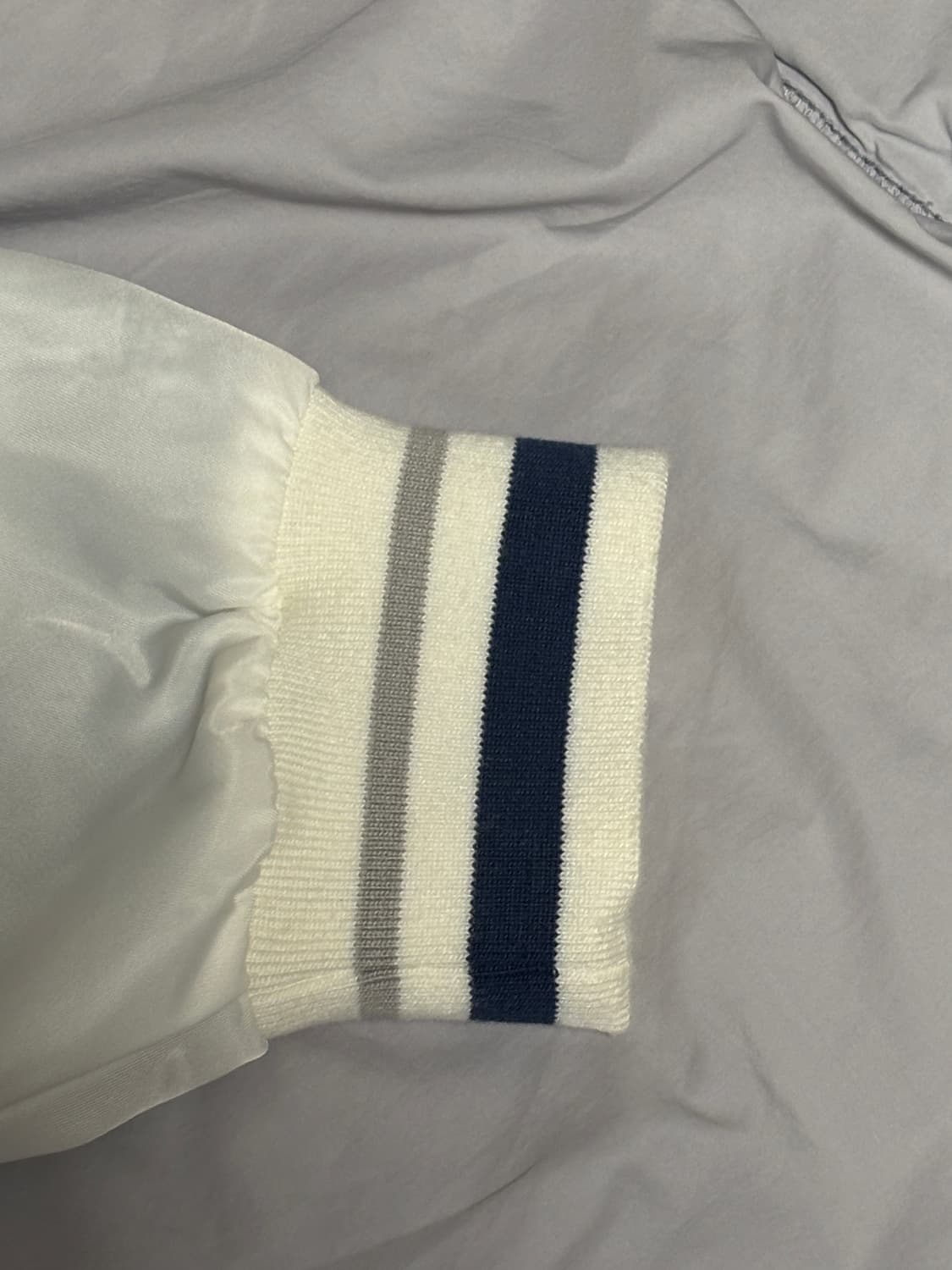 배디 바시티 베이스볼 자켓 화이트 M 상품이미지7