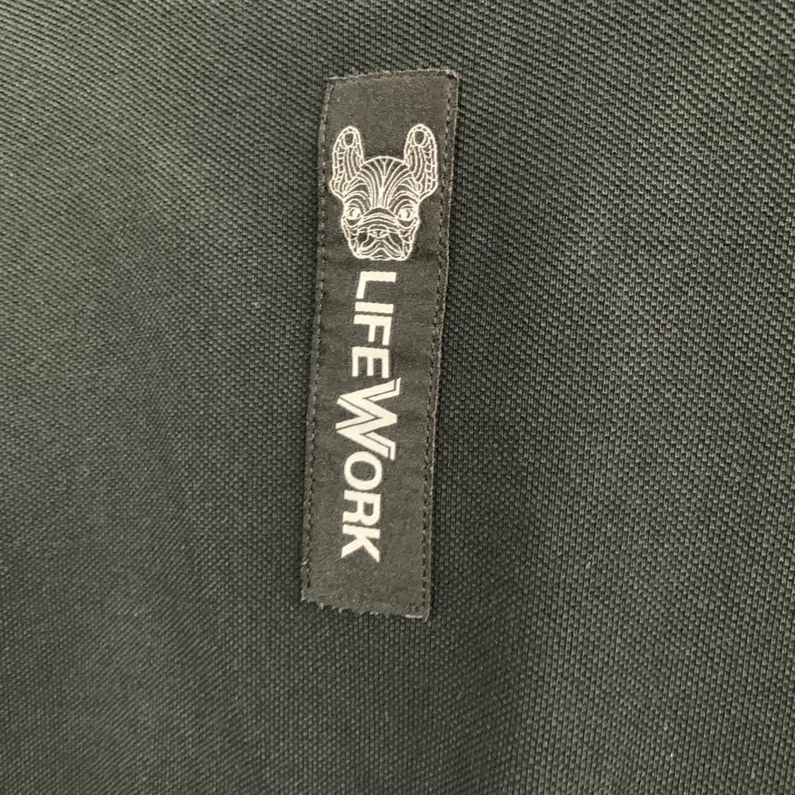 L 라이프워크 실리콘 라독 패치 오버핏 PK 반팔 카라티 상품이미지3