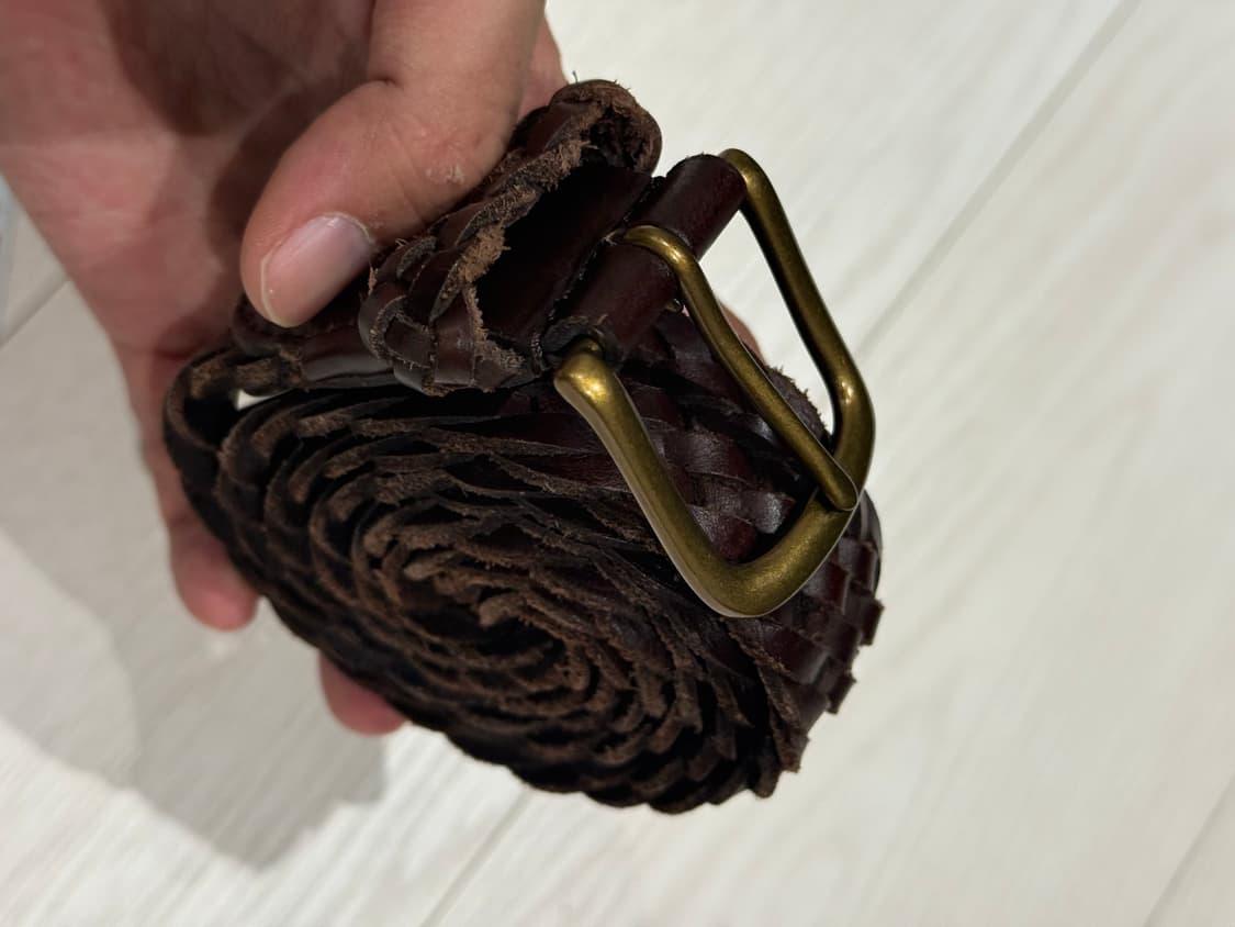 폴로 랄프로렌 위빙 벨트 브라운 상품이미지6