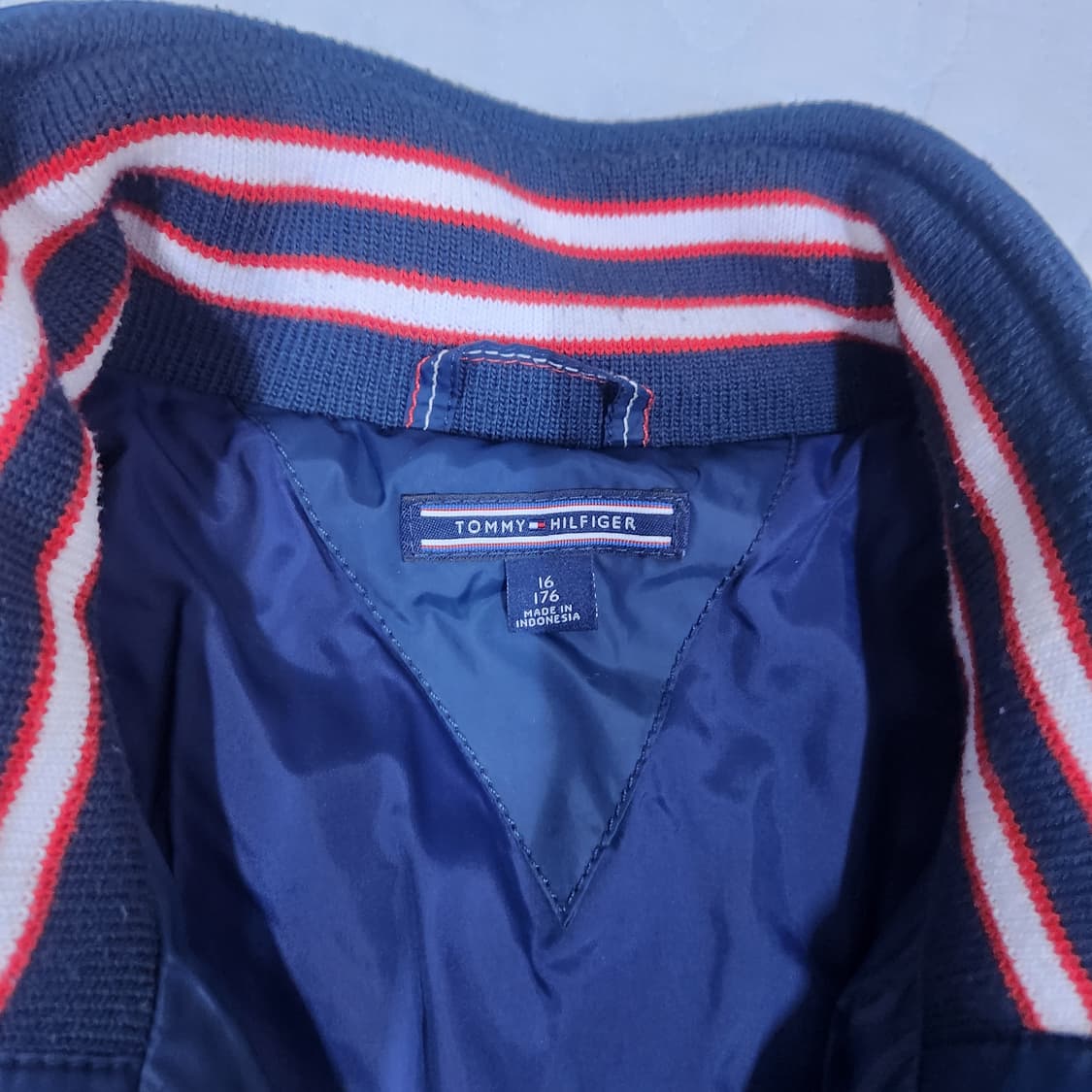 타미힐피거 퀼팅 점퍼 16/176 네이비 상품이미지2