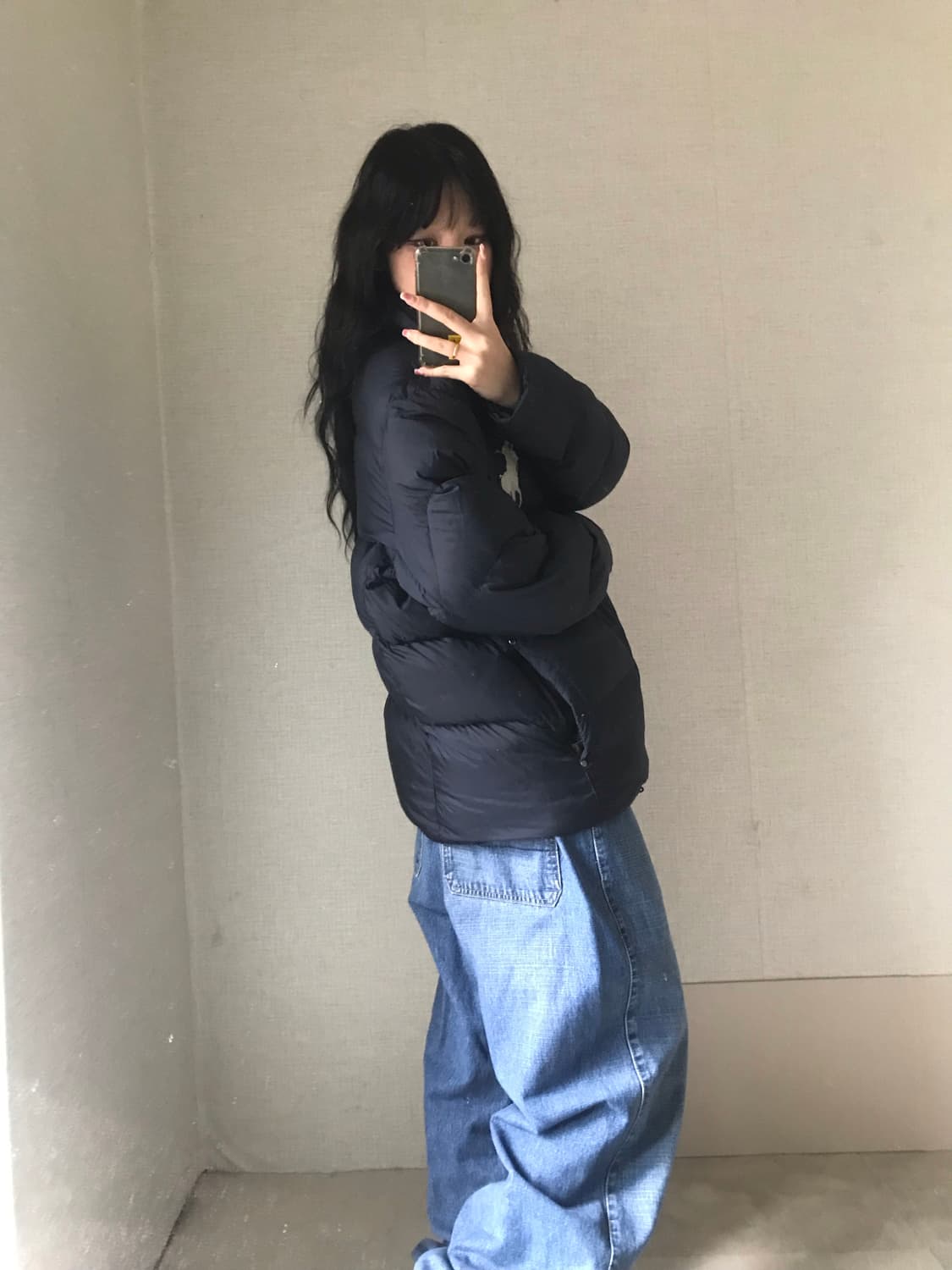 폴로 네이비 빅포니 패딩 상품이미지3
