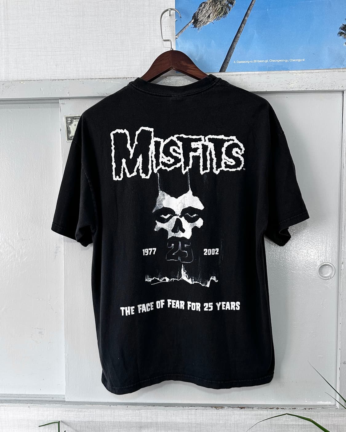 00s og 미스피츠 25주년 밴드티, misfits band tee 상품이미지2