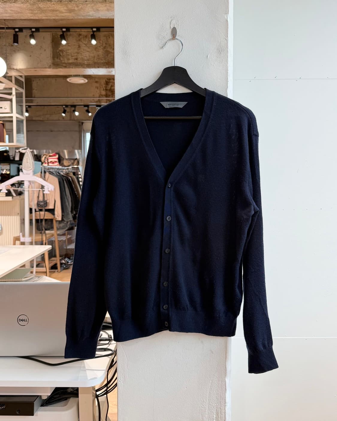 지방시 네이비 울 가디건  상품이미지2