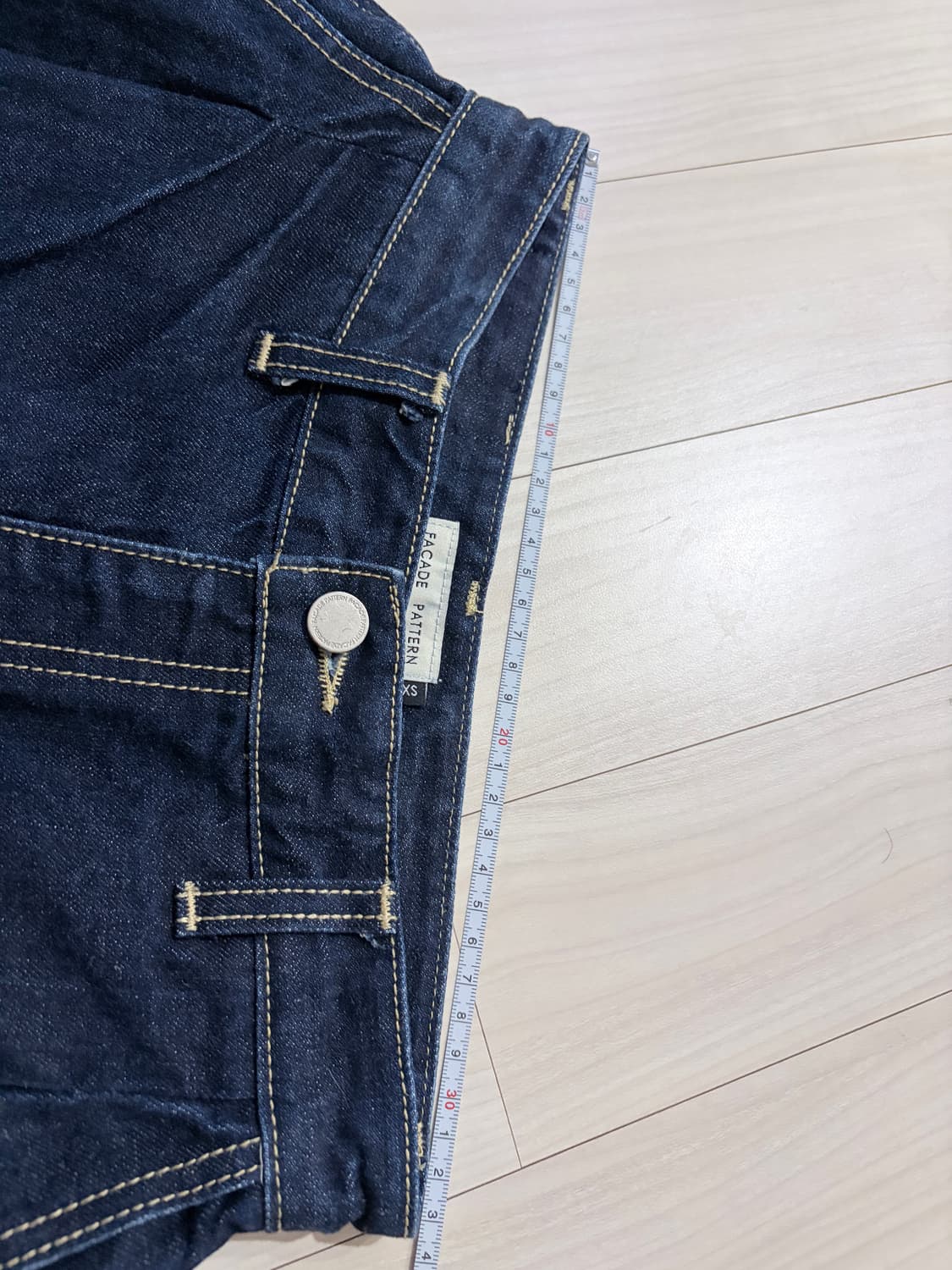 파사드패턴 라운드 데님 팬츠 상품이미지9