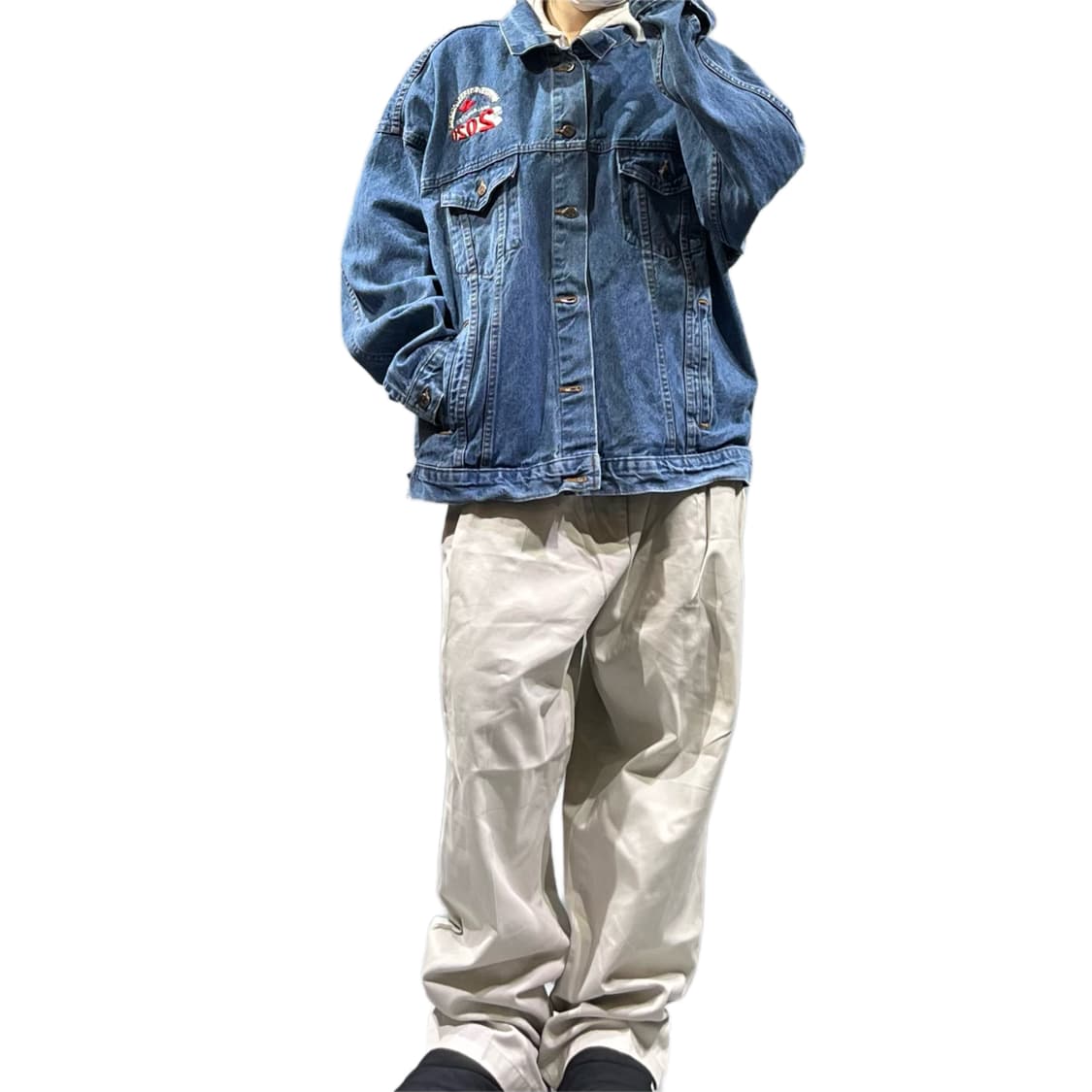 2020 자수 패치 오버핏 중청자켓 상품이미지2