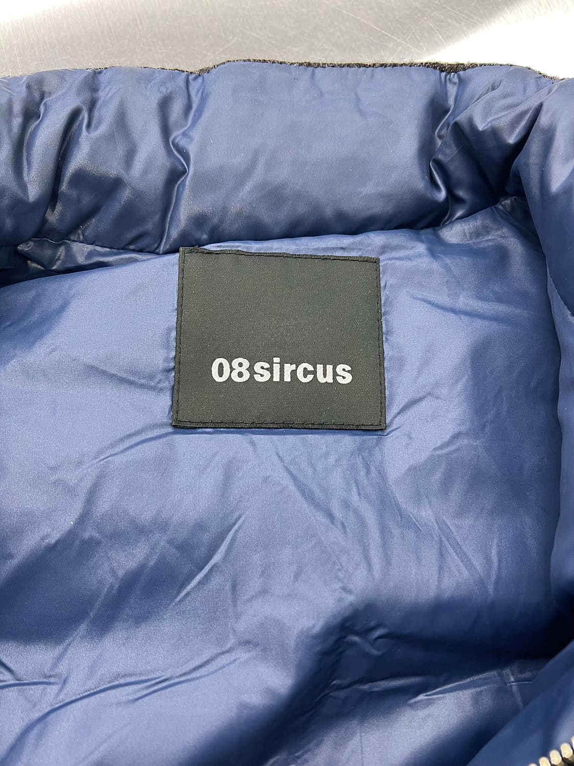 08서커스 다크 그레이 투웨이 도킹 울 패디드 자켓 상품이미지8