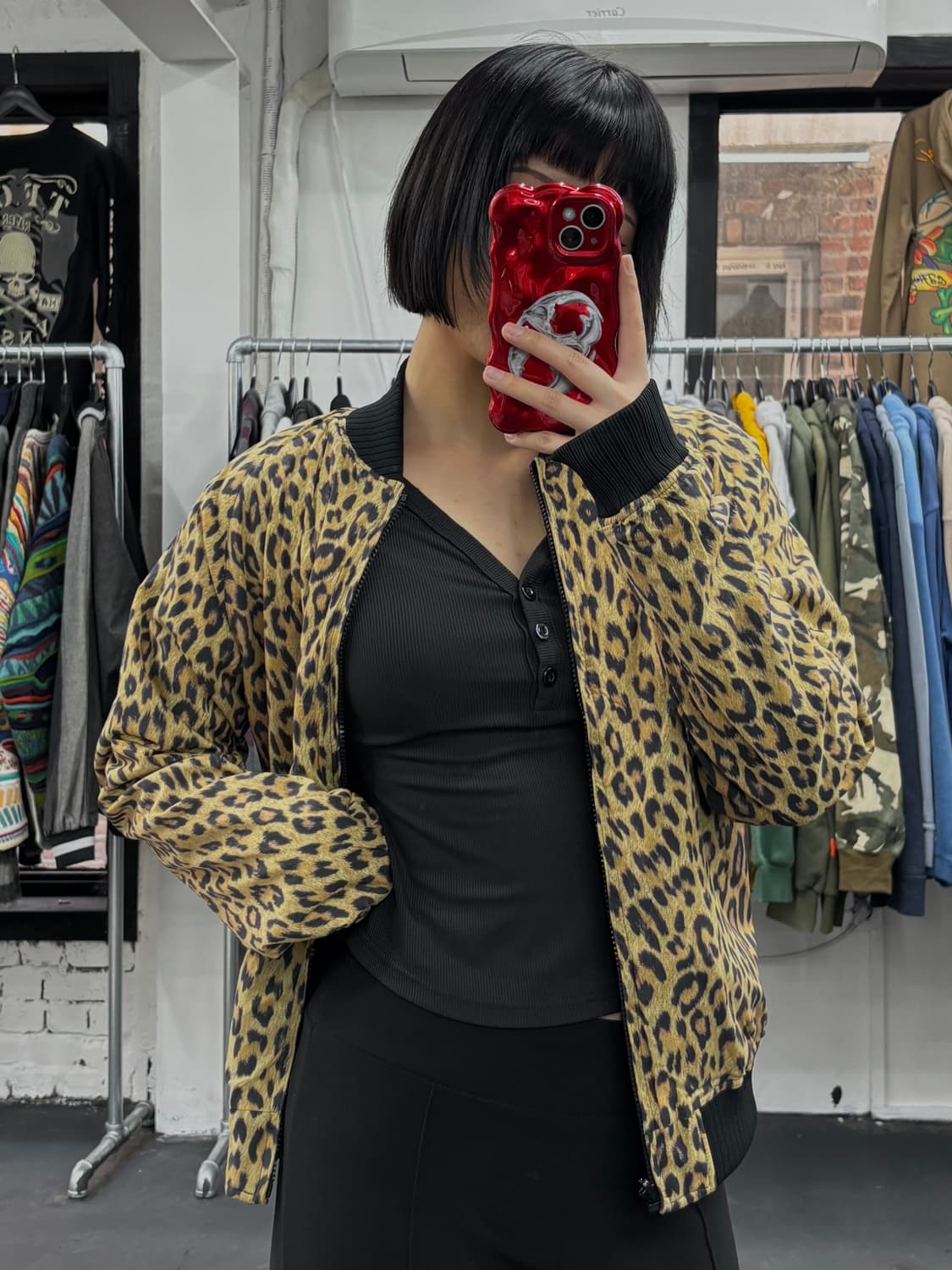 히스테릭 글래머 리버시블 레오파드 자켓 상품이미지6