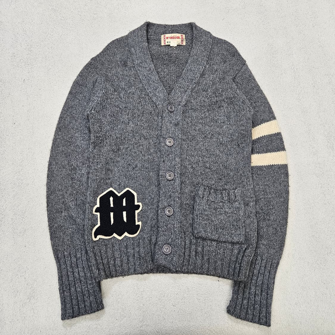 맥그리거 울 가디건 M 상품이미지1