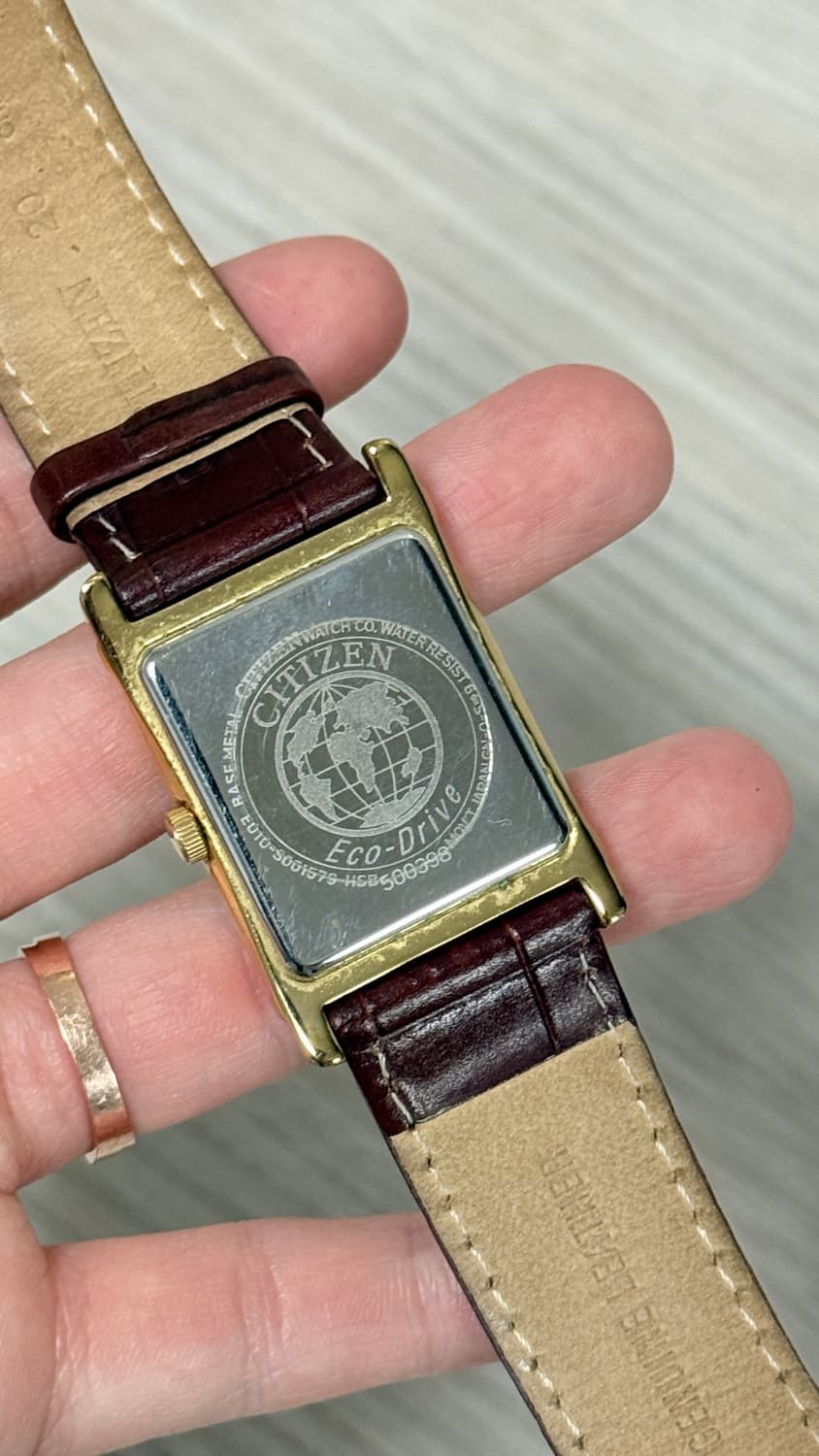 시티즌 Citizen Eco-Drive 레더 워치 상품이미지2