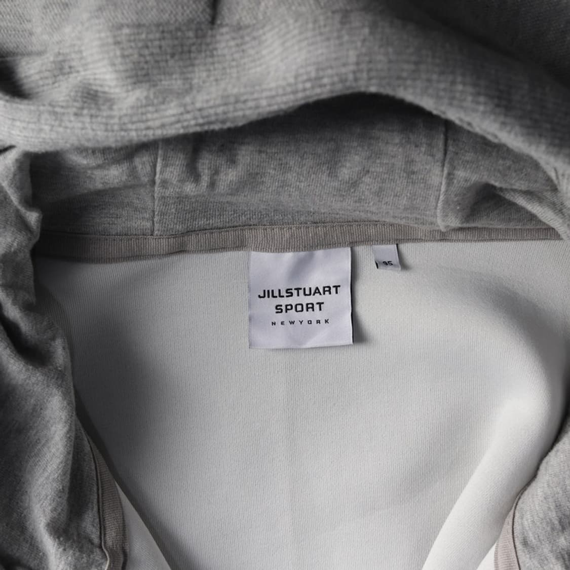 JILLSTUART 스포츠 그레이 후드집업 M 상품이미지5