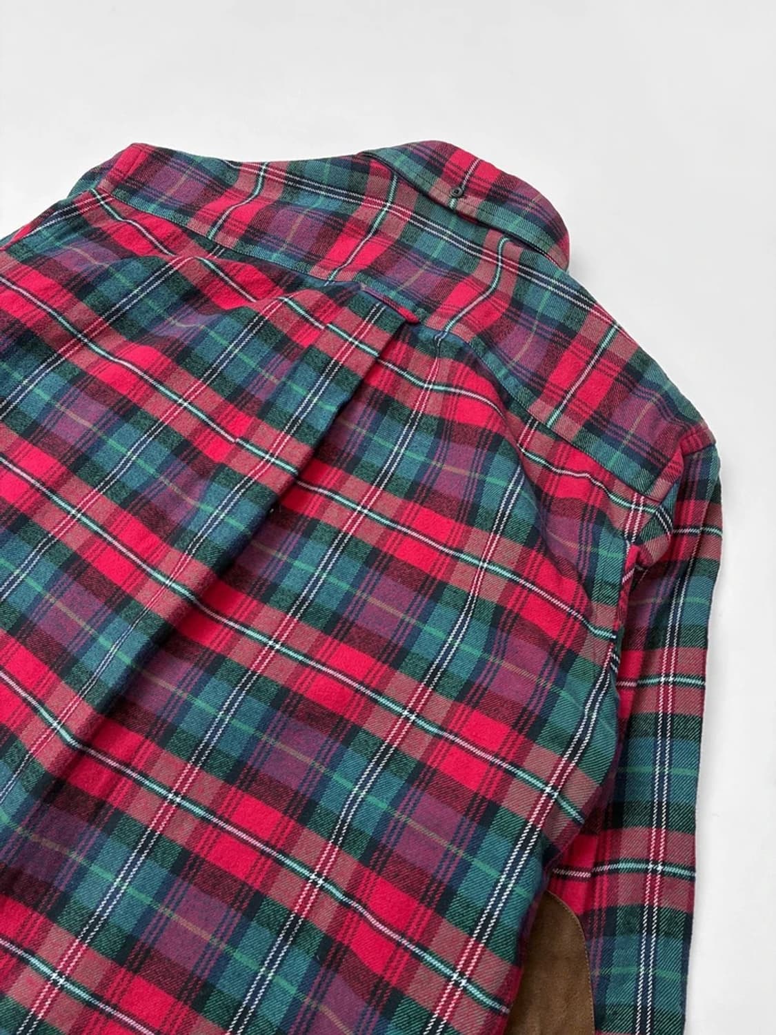 폴로 랄프로렌 00s 엘보 패치 타탄체크 남방 PN5413 상품이미지5