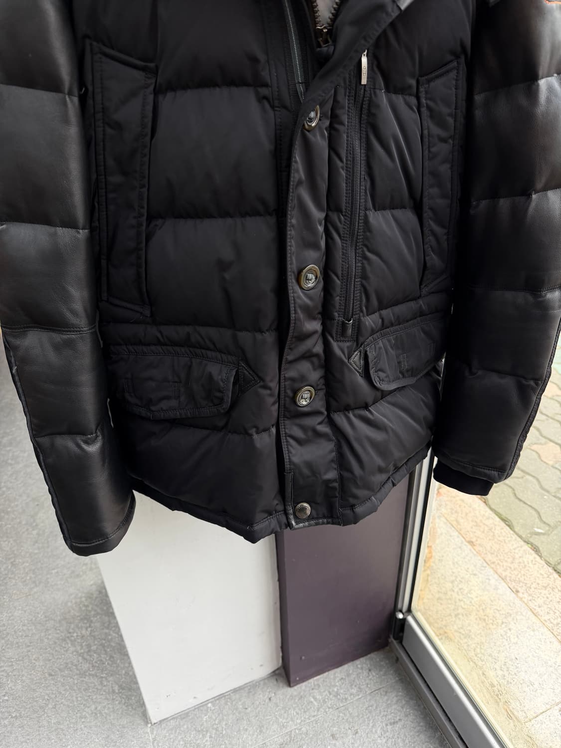 S/ 파라점퍼스 스페셜에디션 고트레더 리얼퍼 패딩점퍼 상품이미지4
