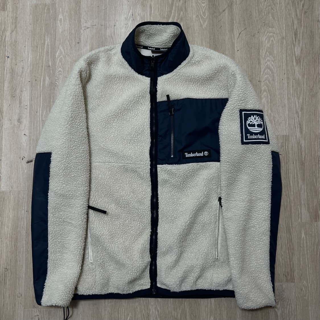 팀버랜드 남성 로고 양털 뽀글이 후리스 자켓 L/100  상품이미지1