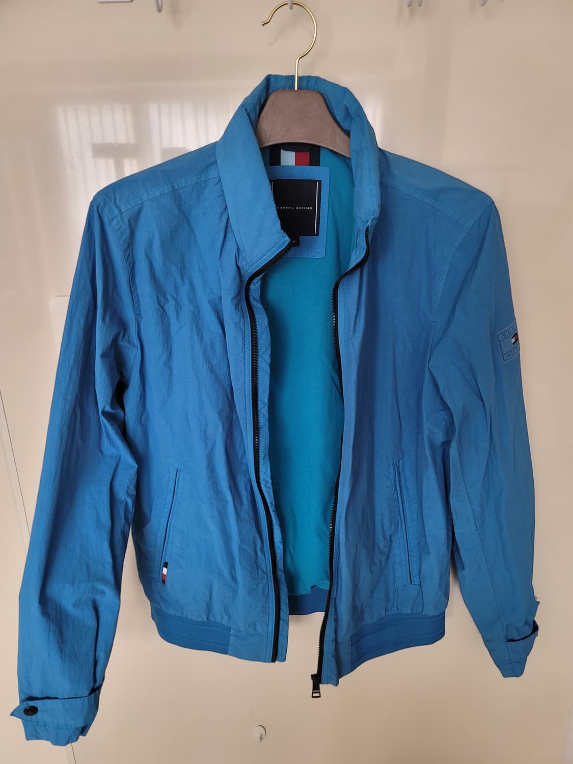 타미힐피거 나일론자켓 M 100정 상태극상  상품이미지1