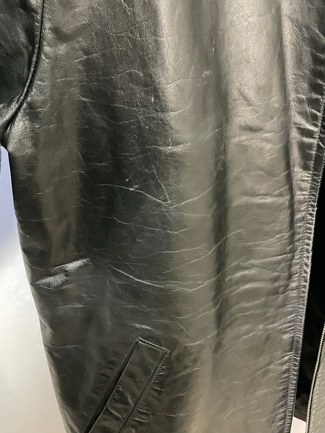 [D.O Archives] 90s 올드갭 레더 싱글 라이더자켓 블랙(L) 상품이미지6