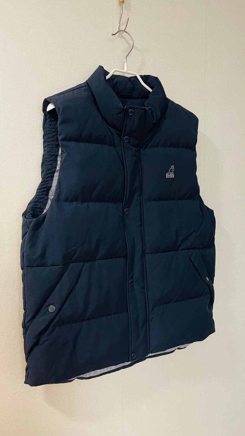 새상품) 캉골 스탠드 칼라 다운 푸퍼 베스트 XL 정가 20만원대 상품이미지2