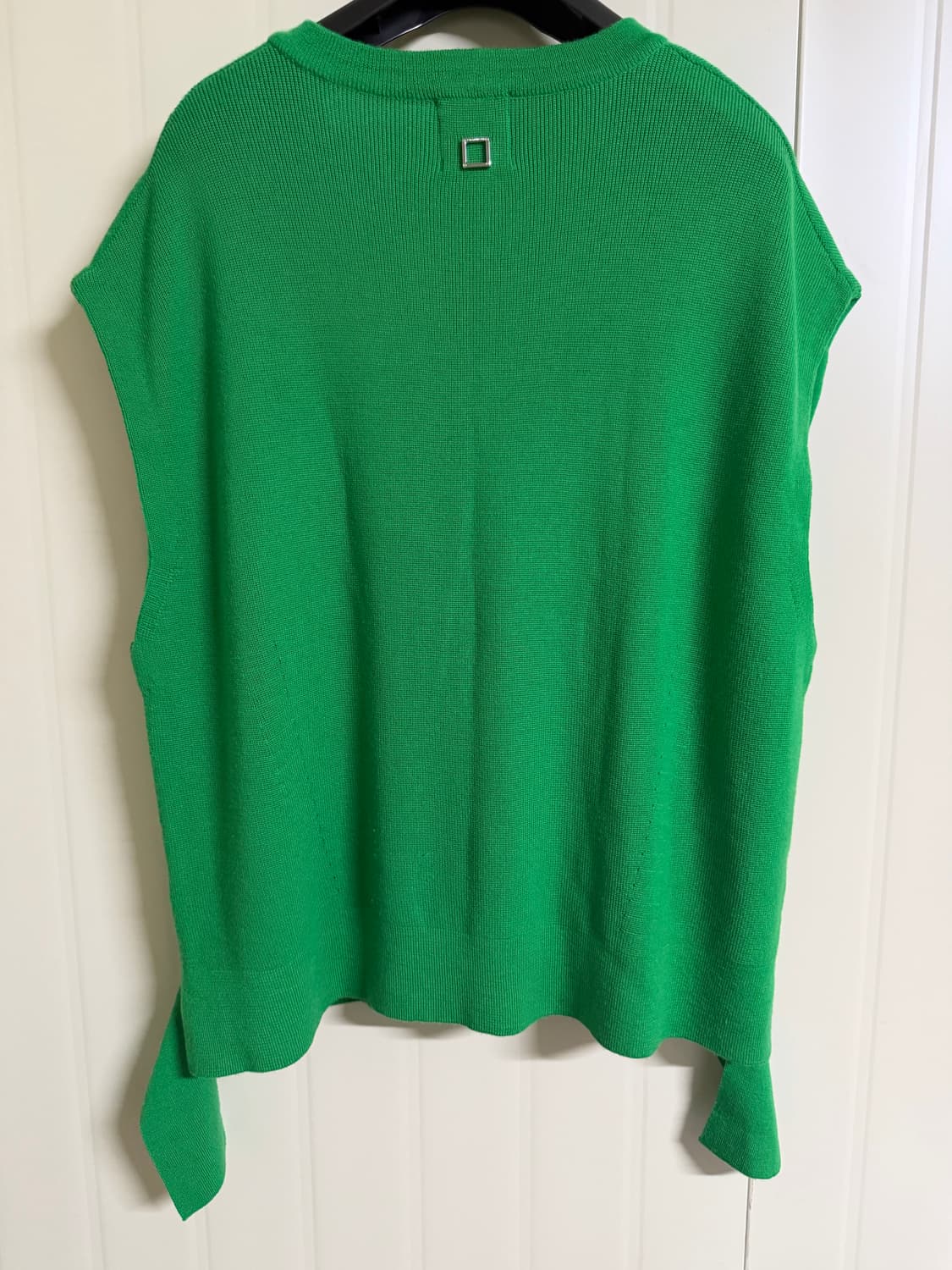 우영미 니트 베스트 그린 52 상품이미지2