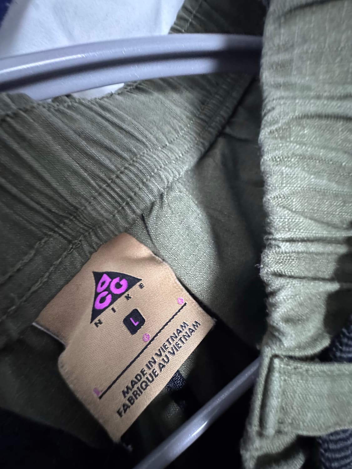 나이키 ACG 남성 바지 L 올리브 상품이미지2