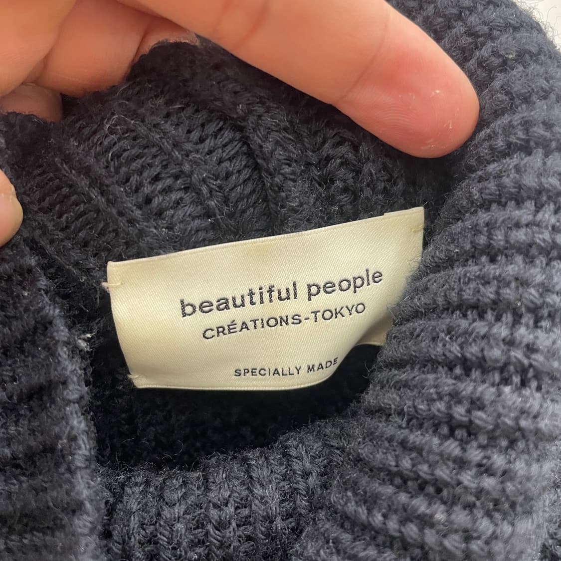 뷰티풀피플 언발란스 니트 상품이미지5