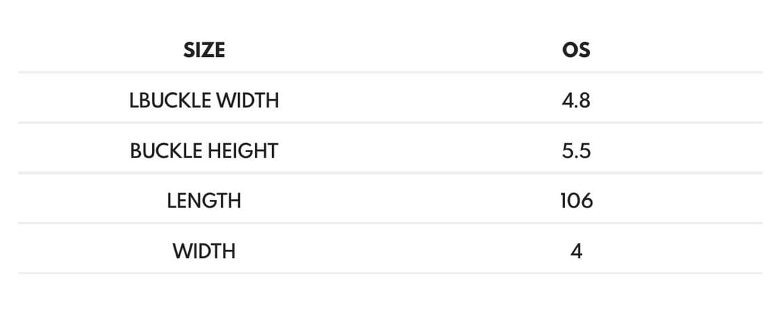 WESTERN STRAP LEATHER BELT (black) 상품이미지6