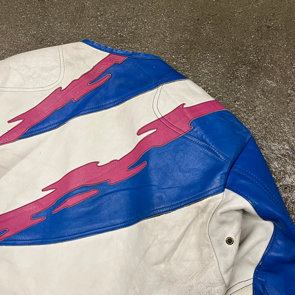 90s Vanson 가죽 레이싱 자켓 (105) 상품이미지5