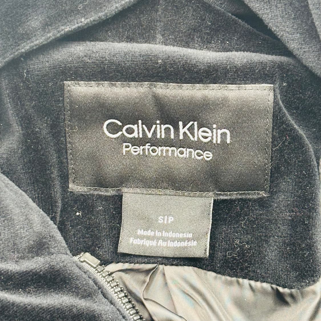 캘빈 클라인 블랙 밸루어 후드집업 S 상품이미지7