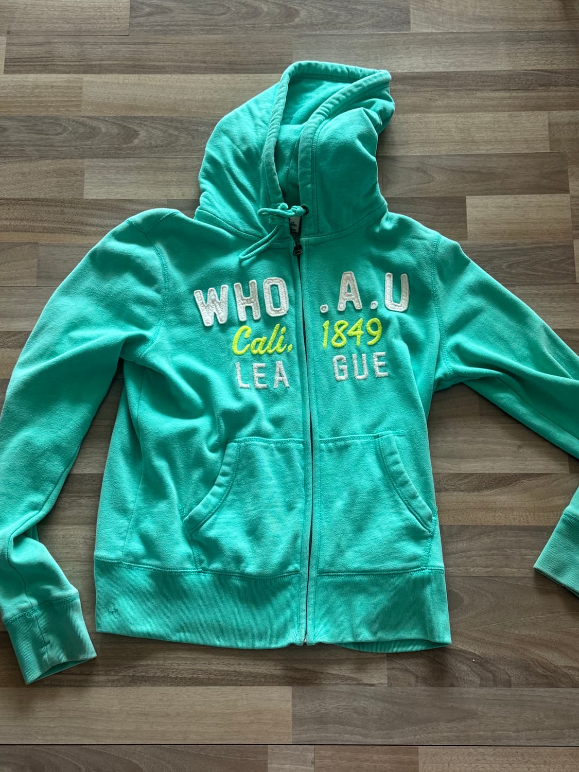 후아유 민트 후드집업 L 상품이미지1