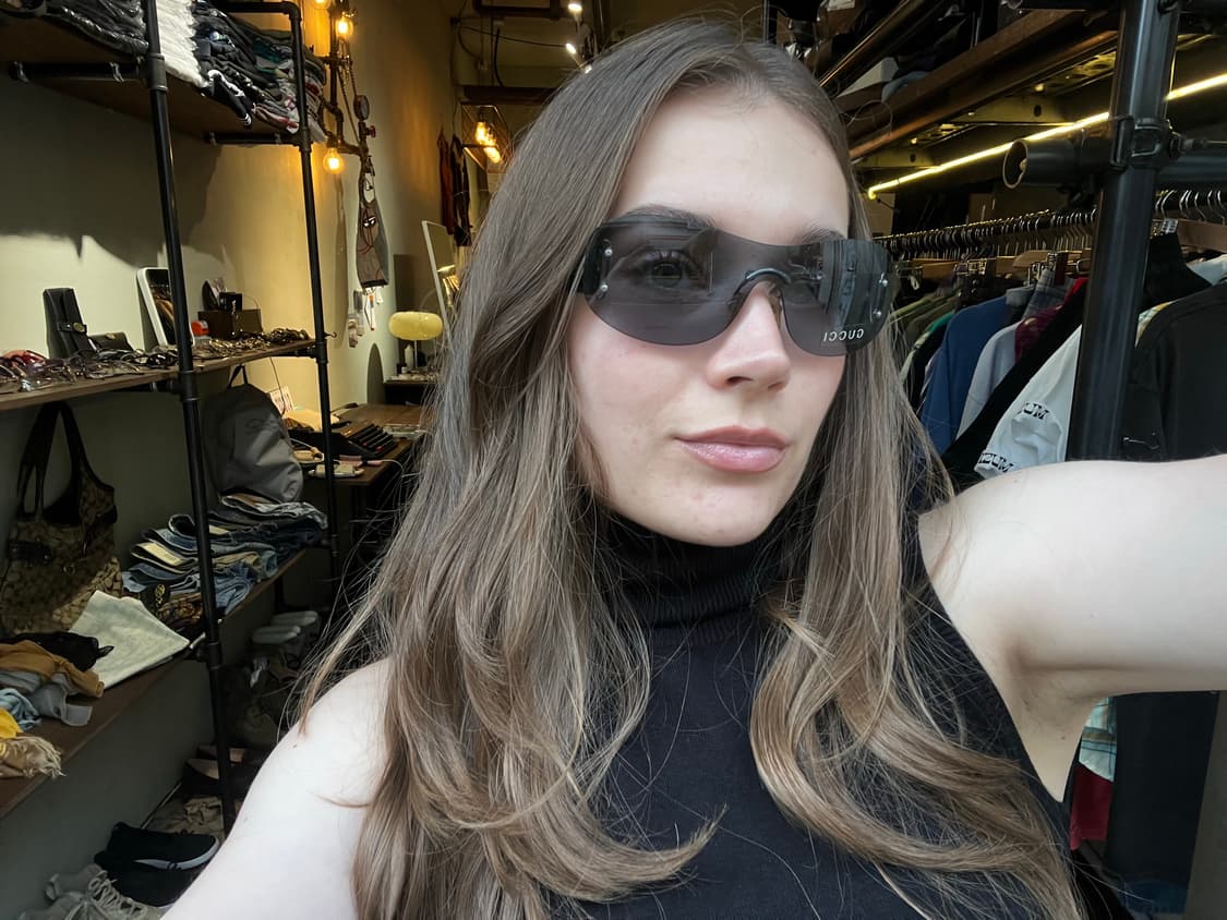 GUCCI 90'S 쉴드 선글라스 GG2448/N/S L11B 상품이미지4