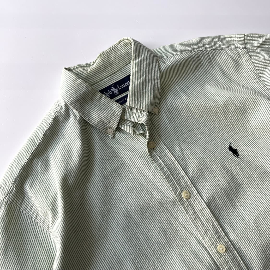 [100-103] 폴로 랄프로렌 시어서커 반팔 셔츠 상품이미지2