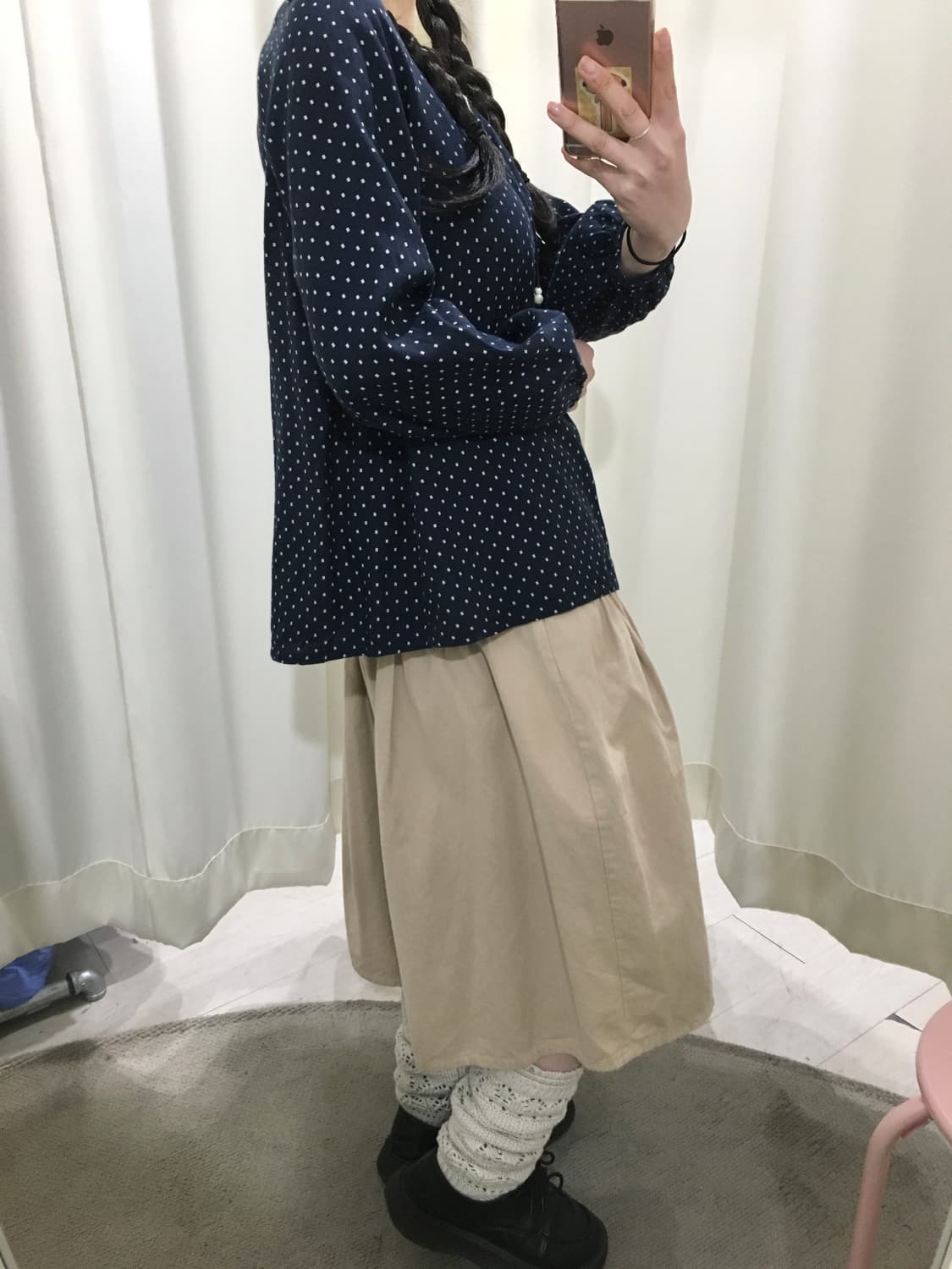 ships dot blouse 상품이미지7