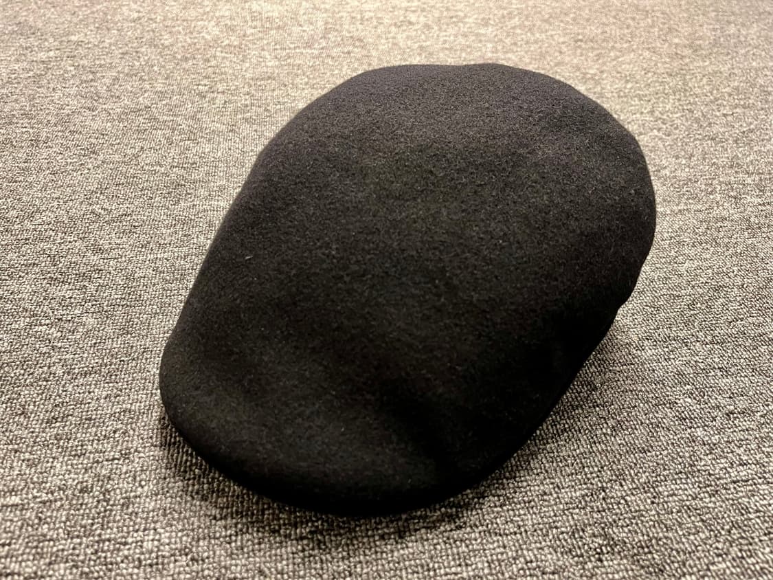 캉골 울 헌팅캡 504 블랙  상품이미지1