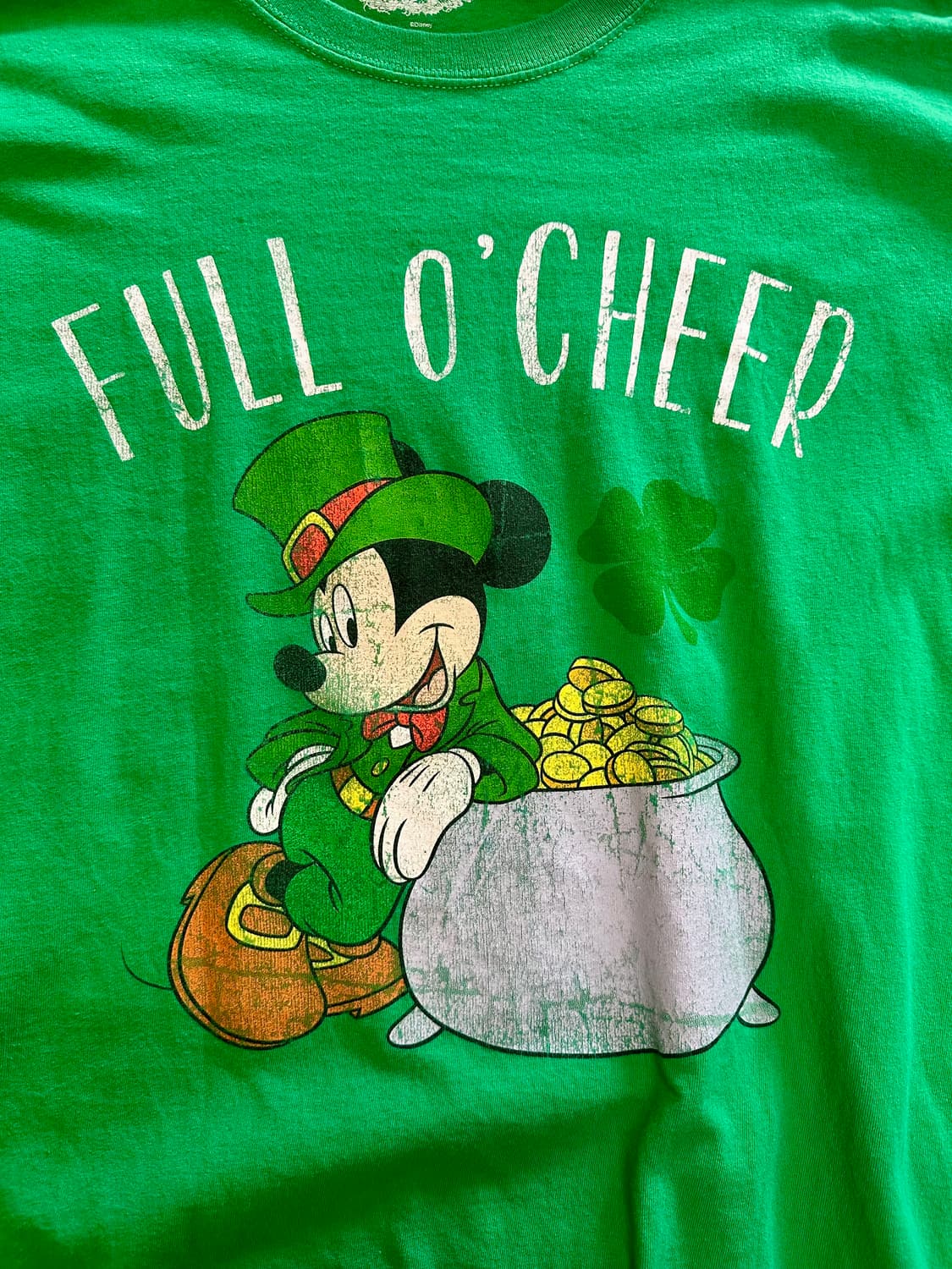 디즈니 미키마우스 "St. Patrick's Day" - 4XL 상품이미지2