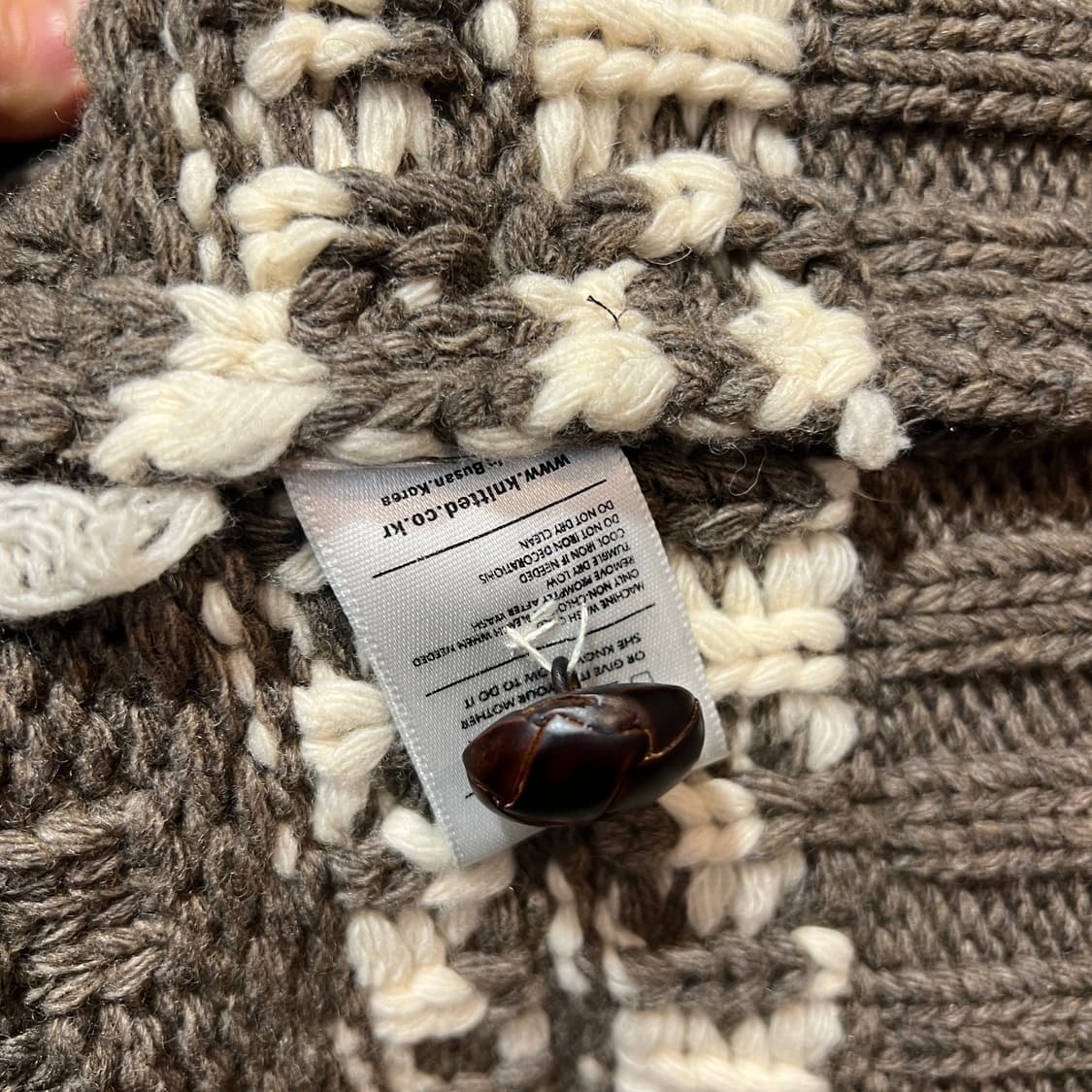 니티드 패턴 코위찬 니트 상품이미지4