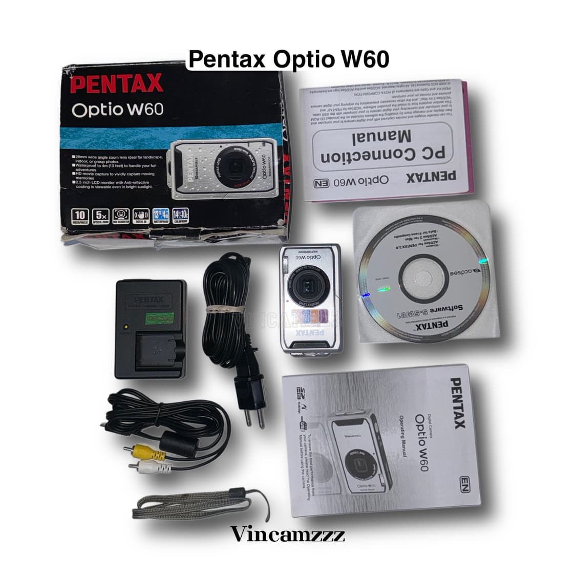 [풀박] Pentax Optio 펜탁스 옵티오 W60 디지털 카메라 상품이미지3