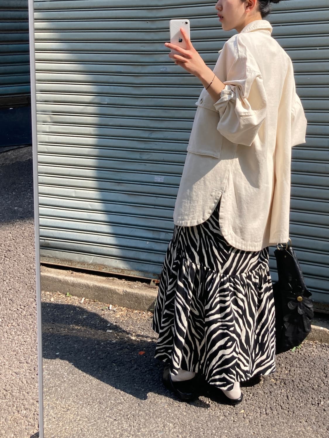 GRL 지브라 패턴 스트랩 원피스 상품이미지2