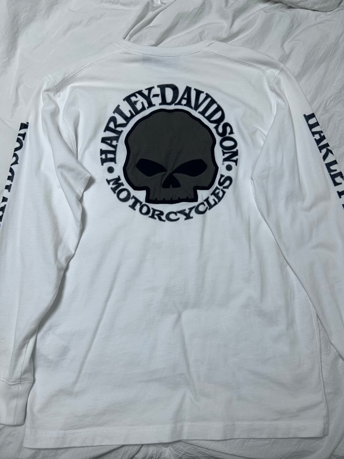 Harley Davidson skull long sleeve 상품이미지5