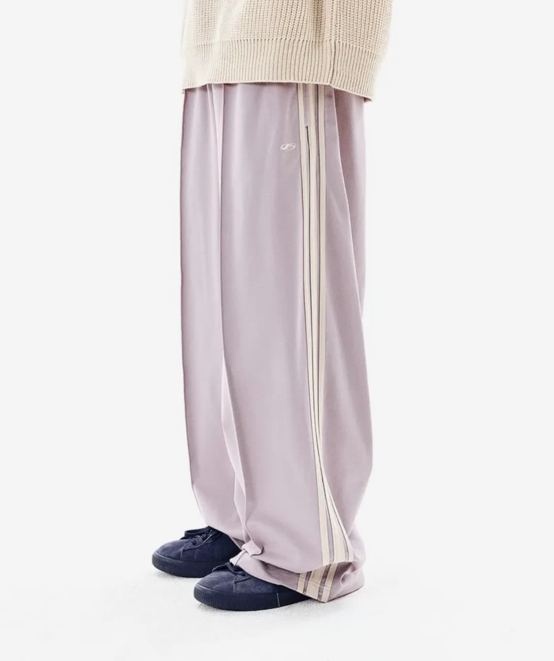 필루미네이트 핀 턱 테이핑 트레이닝 팬츠 핑크 판매 상품이미지1