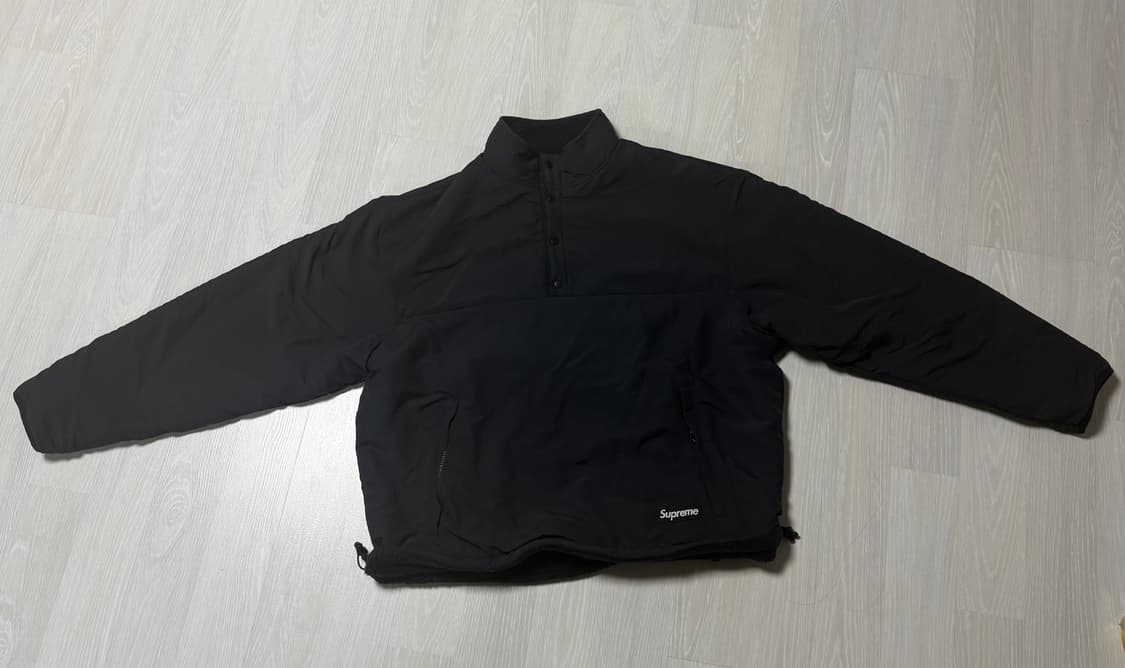 슈프림 폴라텍 셔링 리버시블 풀오버 블랙 24fw 상품이미지3