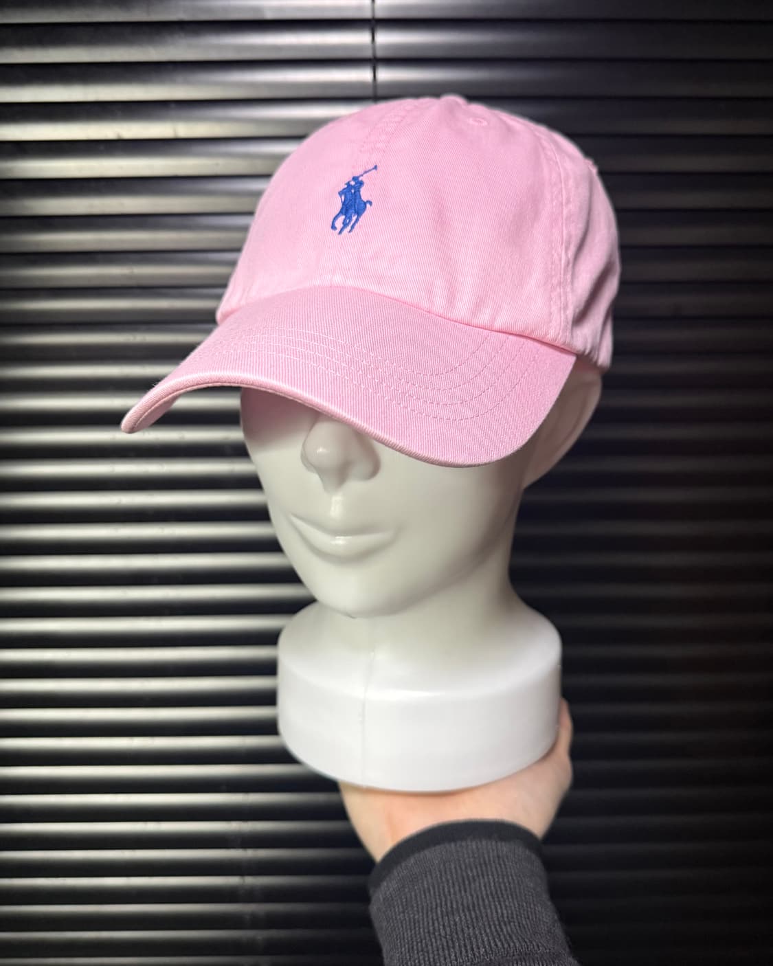 폴로 랄프로렌 핑크 포니 볼캡 모자 코튼 면 로고 시그니처 하늘색 클래식 상품이미지1