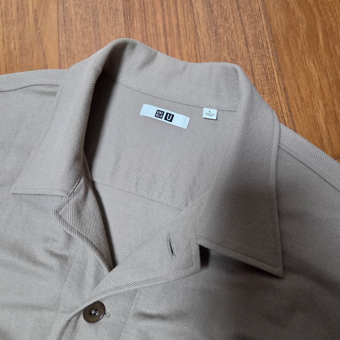 유니클로U 밀리터리 저지 셔츠 L사이즈 상품이미지4