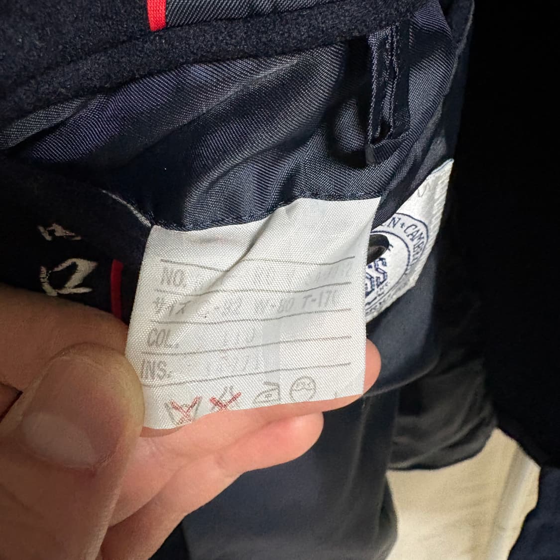 제이프레스 울 더블 금장 블레이저 자켓 / 네이비, M 상품이미지9