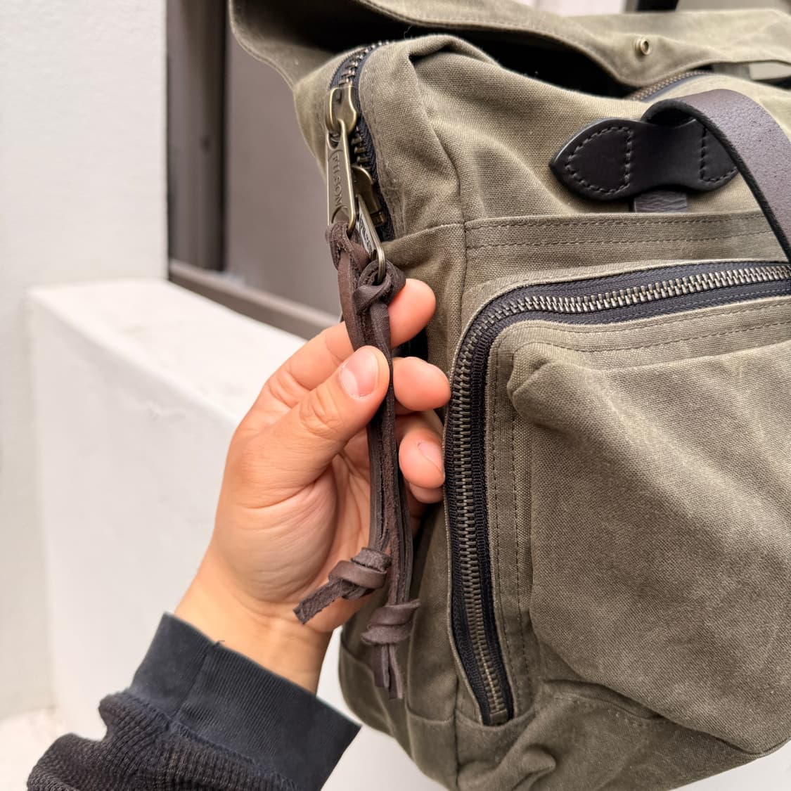 필슨 24 아워 틴 클로스 브리프케이스 오터그린 상품이미지7