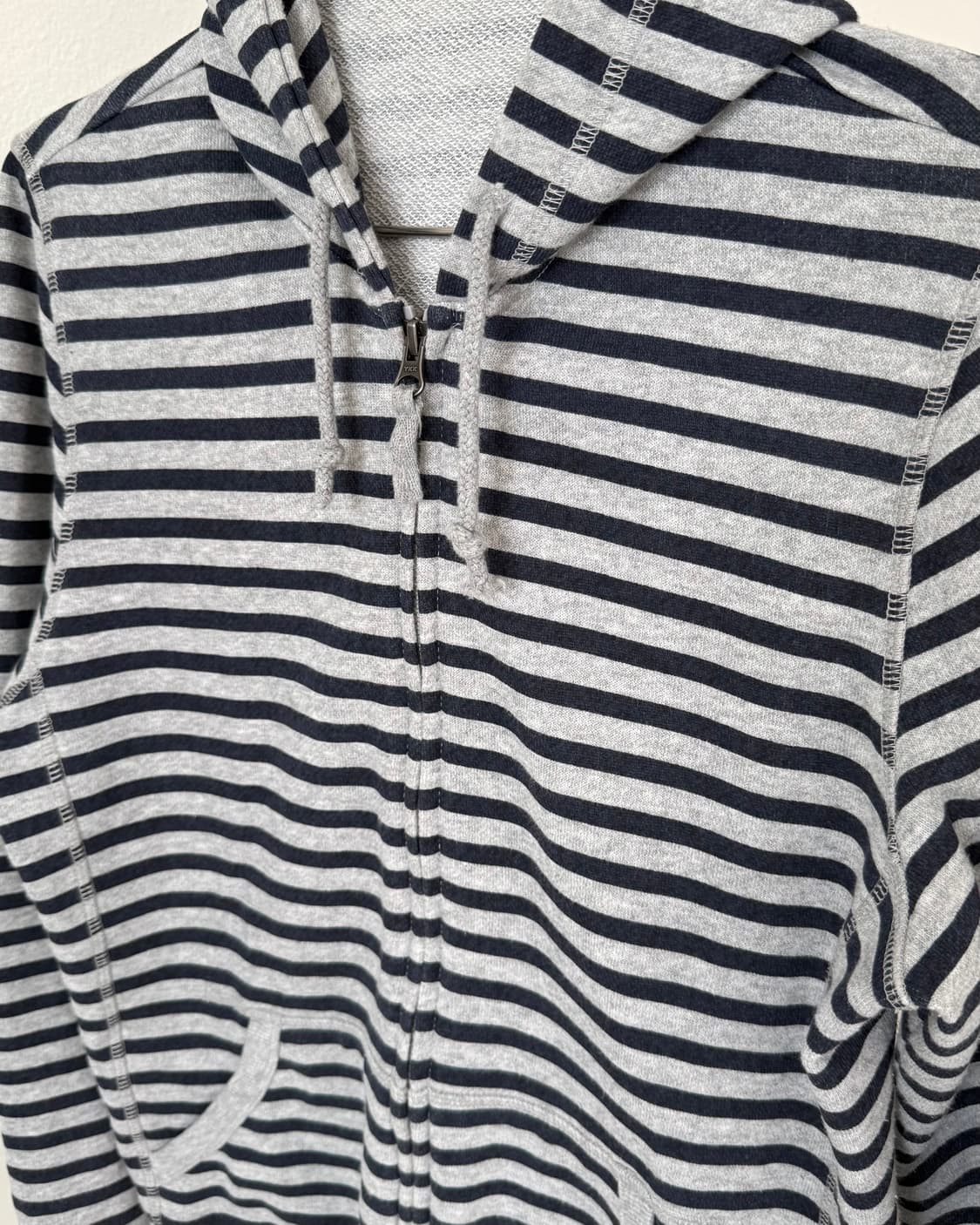 빈티지 스트라이프 후드집업 상품이미지2