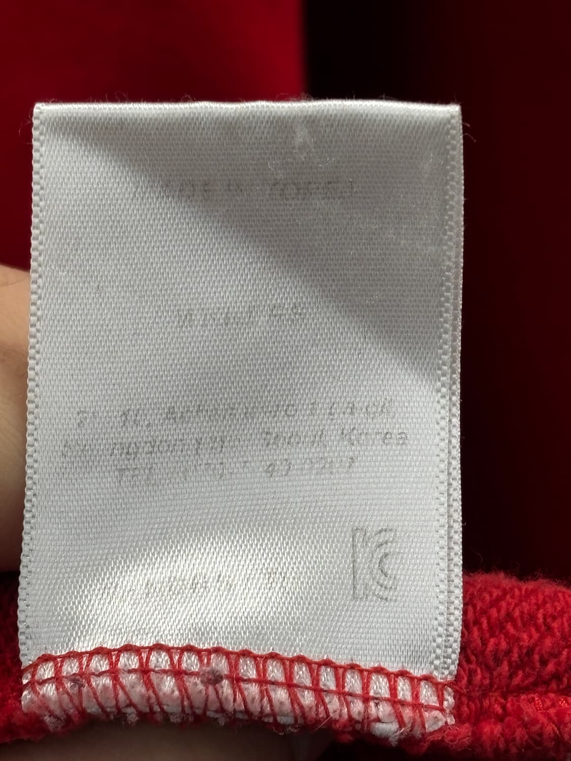 위캔더스 레드 후드집업 L 상품이미지6