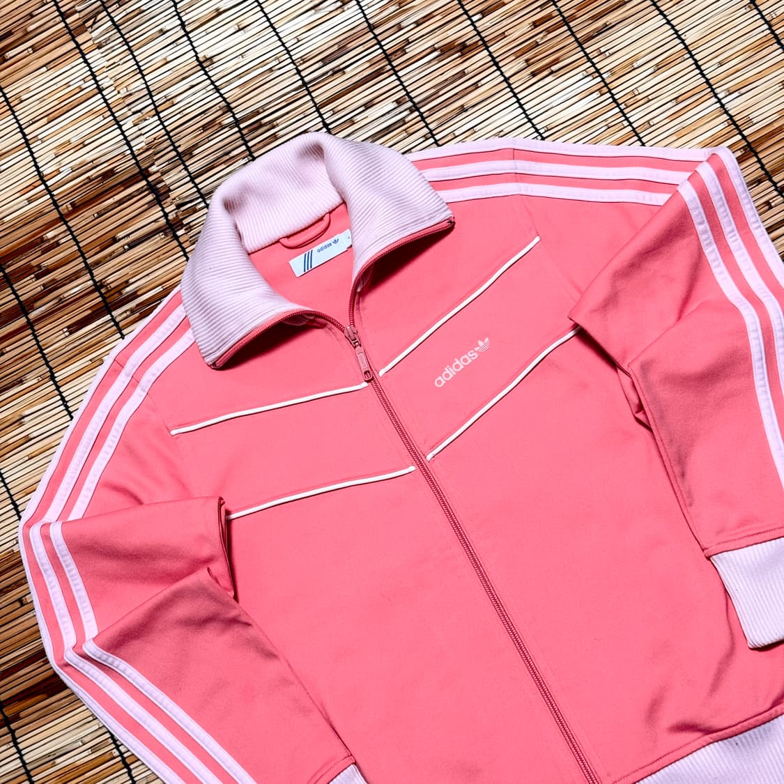 유일매물 아디다스 딸기우유 베켄바우어 트랙탑 져지 L 상품이미지3