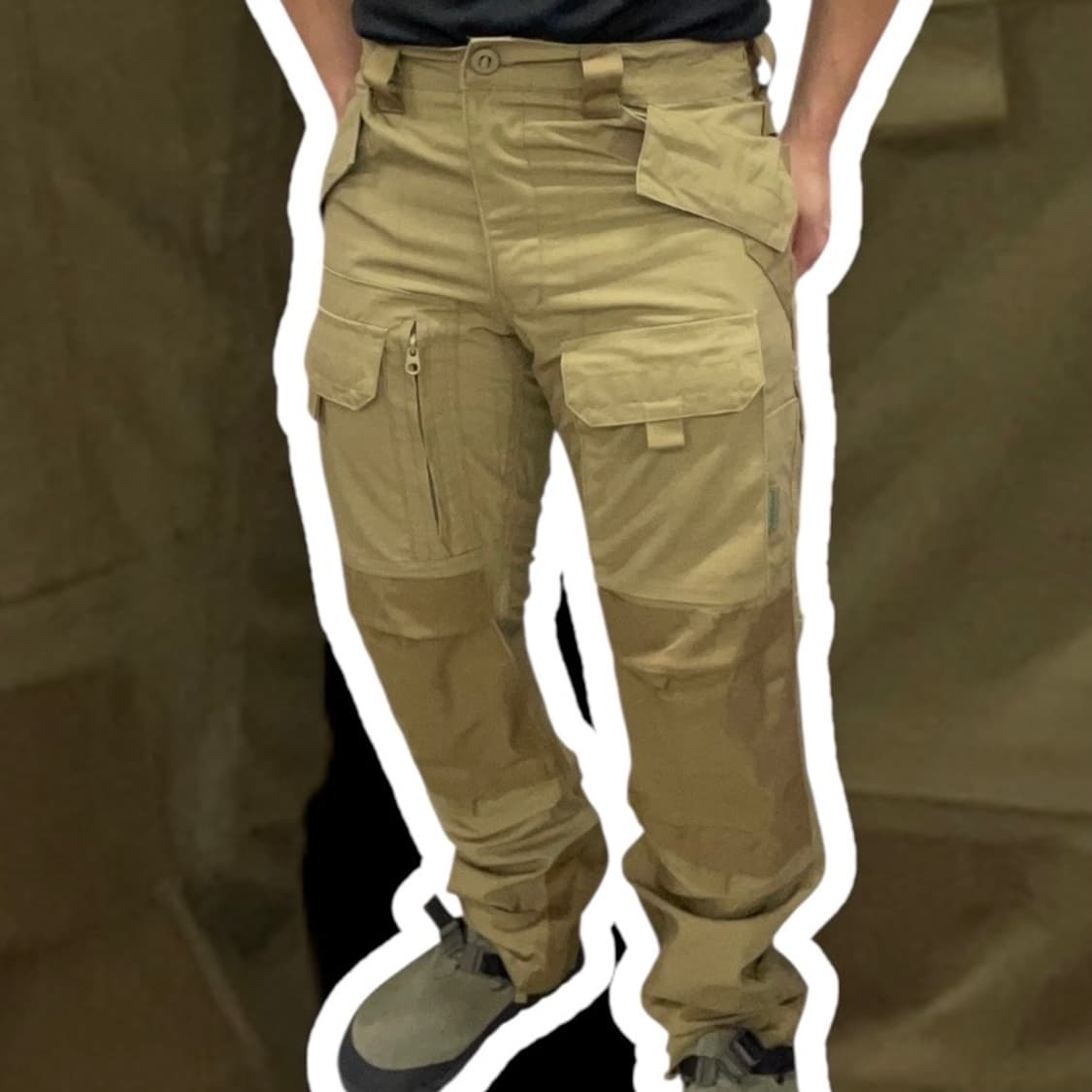 갈싱 립스탑 카고바지 작업복바지 공장바지 S V29 상품이미지1