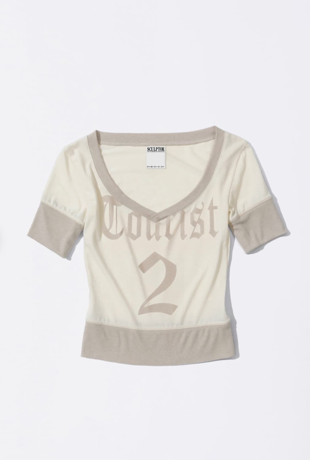 Sculptor heart neck tee S 품절 상품 상품이미지2